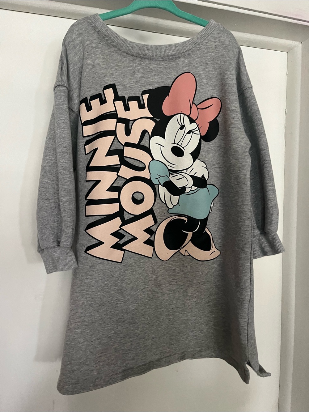 Disney Grey Minnie Mouse Sweater Dress